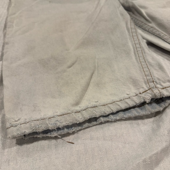 Vintage 80s Levis 550 Shorts Mens 30 Blue Denim Orange Tab Light Wash Jorts - Picture 3 of 9